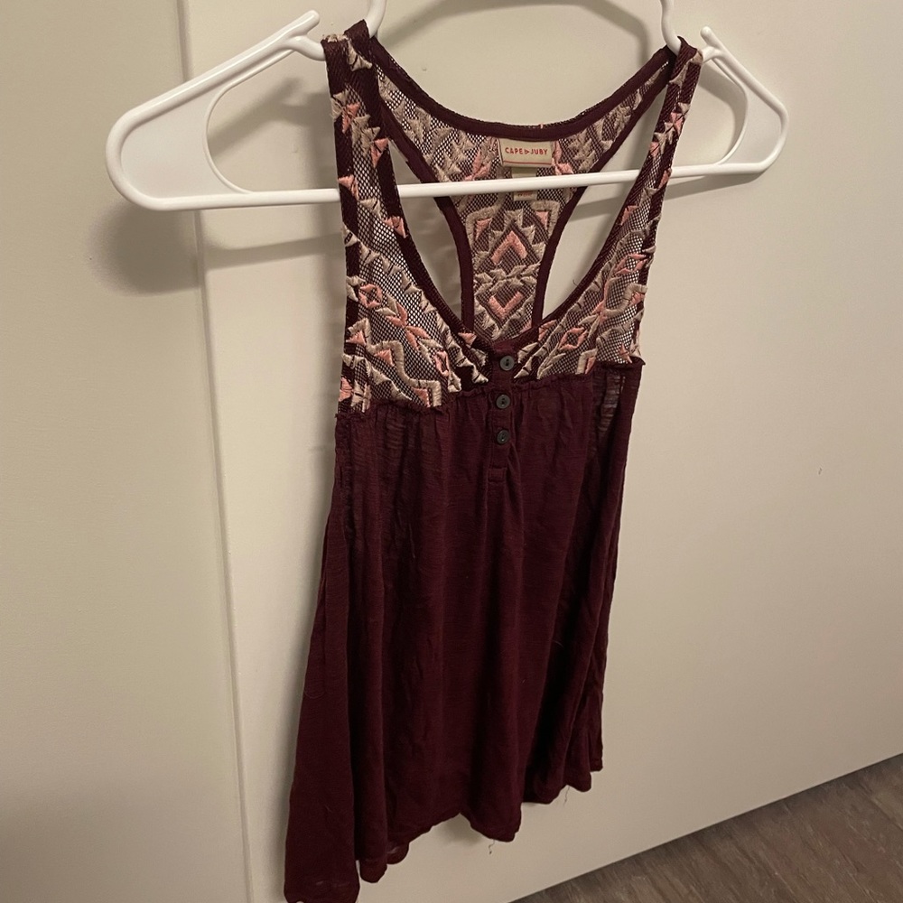 Maroon Cape Juby Tank